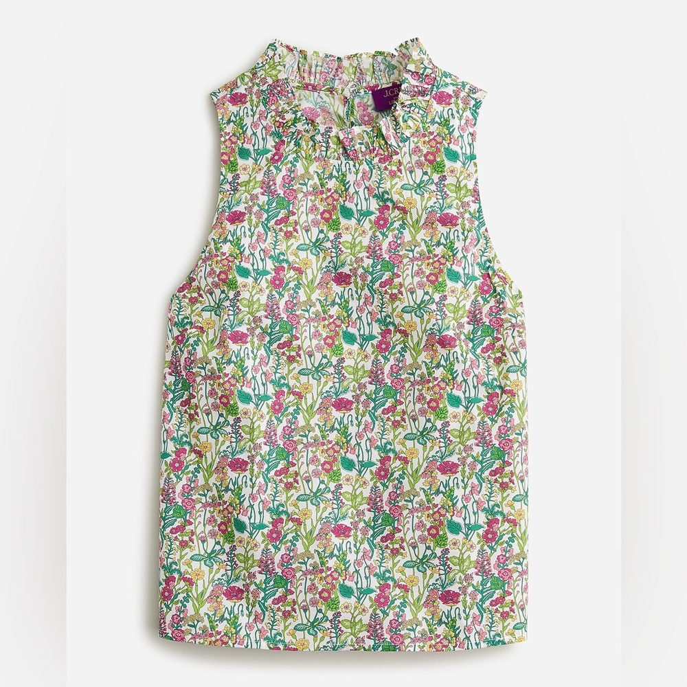 J. Crew Woman’s Fleur top in Liberty® fabric size XS